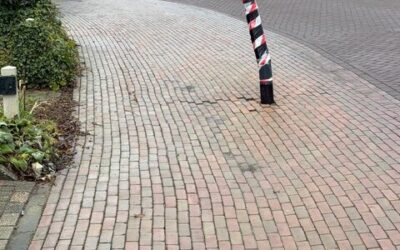 Lantaarnpalen en beschermbeugels